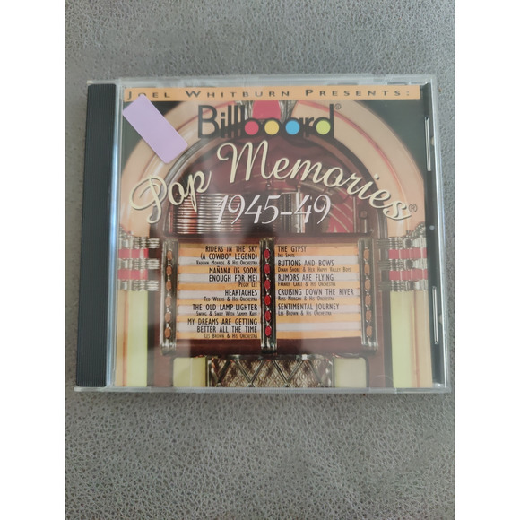Billboard Pop Memories 1945-49 CD - Picture 1 of 4